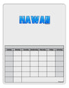 Hawaii Ocean Bubbles Blank Calendar Dry Erase Board by TooLoud-Dry Erase Board-TooLoud-White-Davson Sales
