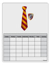 Wizard Tie Red and Yellow Blank Calendar Dry Erase Board-Dry Erase Board-TooLoud-White-Davson Sales