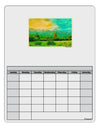 Mountain Sunset Watercolor Blank Calendar Dry Erase Board-Dry Erase Board-TooLoud-White-Davson Sales
