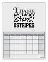 Thank My Lucky Stars and Stripes Blank Calendar Dry Erase Board by TooLoud-Dry Erase Board-TooLoud-White-Davson Sales