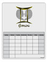 Gemini Symbol Blank Calendar Dry Erase Board-Dry Erase Board-TooLoud-White-Davson Sales