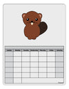 Cute Beaver Blank Calendar Dry Erase Board-Dry Erase Board-TooLoud-White-Davson Sales