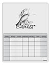 Cancer Illustration Blank Calendar Dry Erase Board-Dry Erase Board-TooLoud-White-Davson Sales