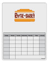 Byte Size Blank Calendar Dry Erase Board-Dry Erase Board-TooLoud-White-Davson Sales