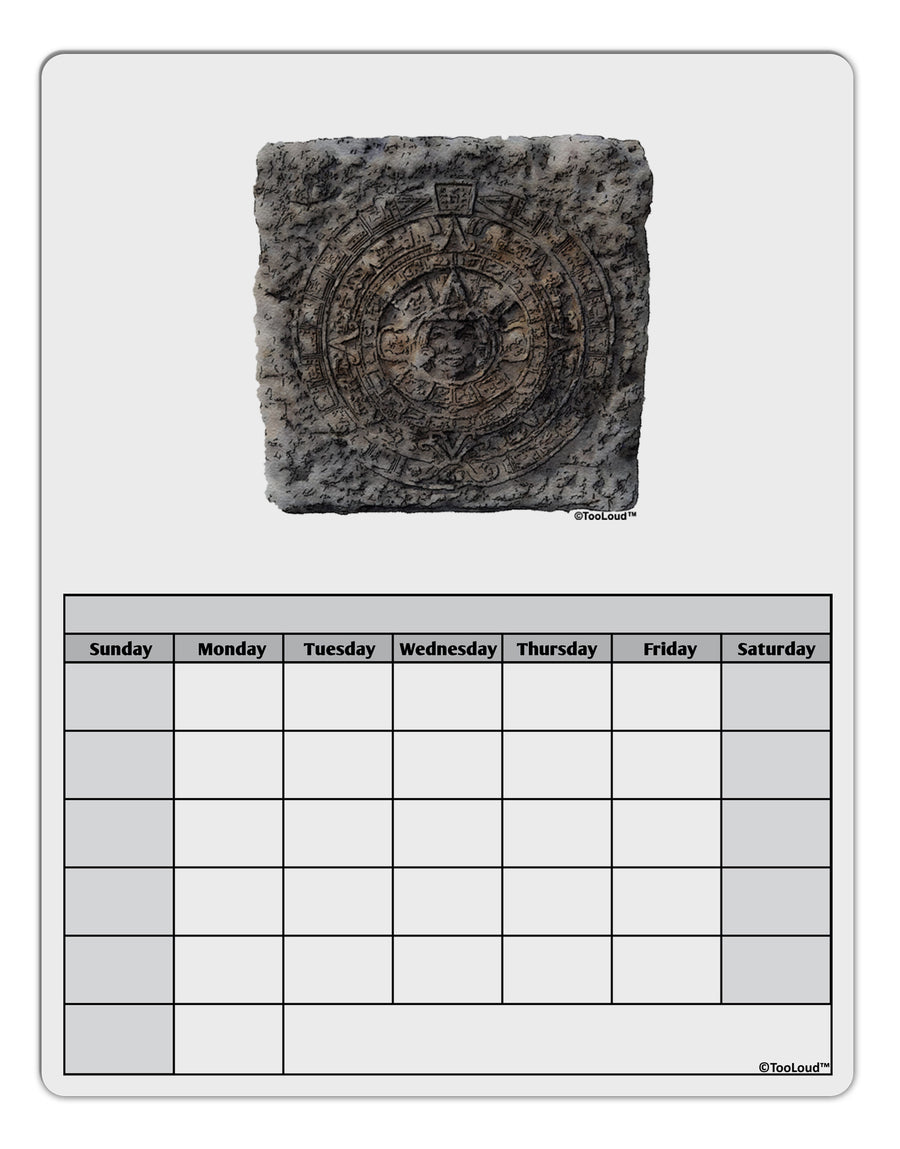 Stone Carving Watercolor Blank Calendar Dry Erase Board-Dry Erase Board-TooLoud-White-Davson Sales