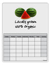 Locally Grown Organic Melons Blank Calendar Dry Erase Board-Dry Erase Board-TooLoud-White-Davson Sales