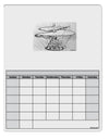 Helicopter Sketch Blank Calendar Dry Erase Board-Dry Erase Board-TooLoud-White-Davson Sales