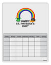 Pixel Pot of Gold St Patrick Text Blank Calendar Dry Erase Board-Dry Erase Board-TooLoud-White-Davson Sales