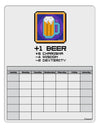 Pixel Beer Item Blank Calendar Dry Erase Board-Dry Erase Board-TooLoud-White-Davson Sales