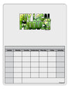 Buy Local - Green Tomatoes Text Blank Calendar Dry Erase Board-Dry Erase Board-TooLoud-White-Davson Sales