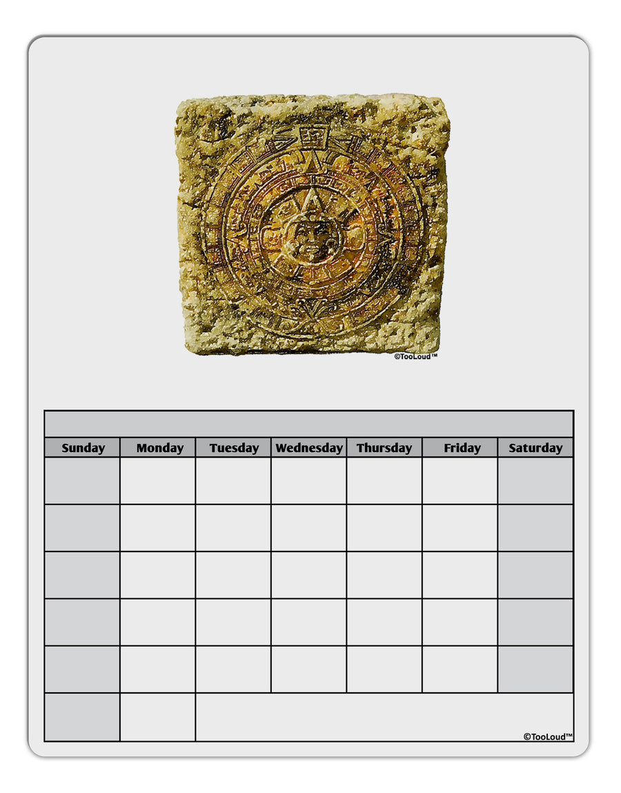 Stone Carving Sepia Blank Calendar Dry Erase Board-Dry Erase Board-TooLoud-White-Davson Sales