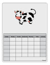 Cute Cow Blank Calendar Dry Erase Board-Dry Erase Board-TooLoud-White-Davson Sales