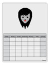 Cute Pixel Vampire Female Blank Calendar Dry Erase Board-Dry Erase Board-TooLoud-White-Davson Sales