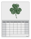 Distressed Traditional Irish Shamrock Blank Calendar Dry Erase Board-Dry Erase Board-TooLoud-White-Davson Sales