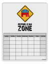 Republican Zone Blank Calendar Dry Erase Board-Dry Erase Board-TooLoud-White-Davson Sales