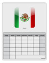 Mexican Flag App Icon Blank Calendar Dry Erase Board by TooLoud-Dry Erase Board-TooLoud-White-Davson Sales