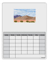 Pixel Landscape - Desert Blank Calendar Dry Erase Board-Dry Erase Board-TooLoud-White-Davson Sales
