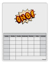 Onomatopoeia One Birthday Blank Calendar Dry Erase Board-Dry Erase Board-TooLoud-White-Davson Sales