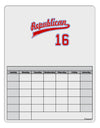 Republican Jersey 16 Blank Calendar Dry Erase Board-Dry Erase Board-TooLoud-White-Davson Sales