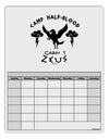 Camp Half Blood Cabin 1 Zeus Blank Calendar Dry Erase Board by TooLoud-Dry Erase Board-TooLoud-White-Davson Sales