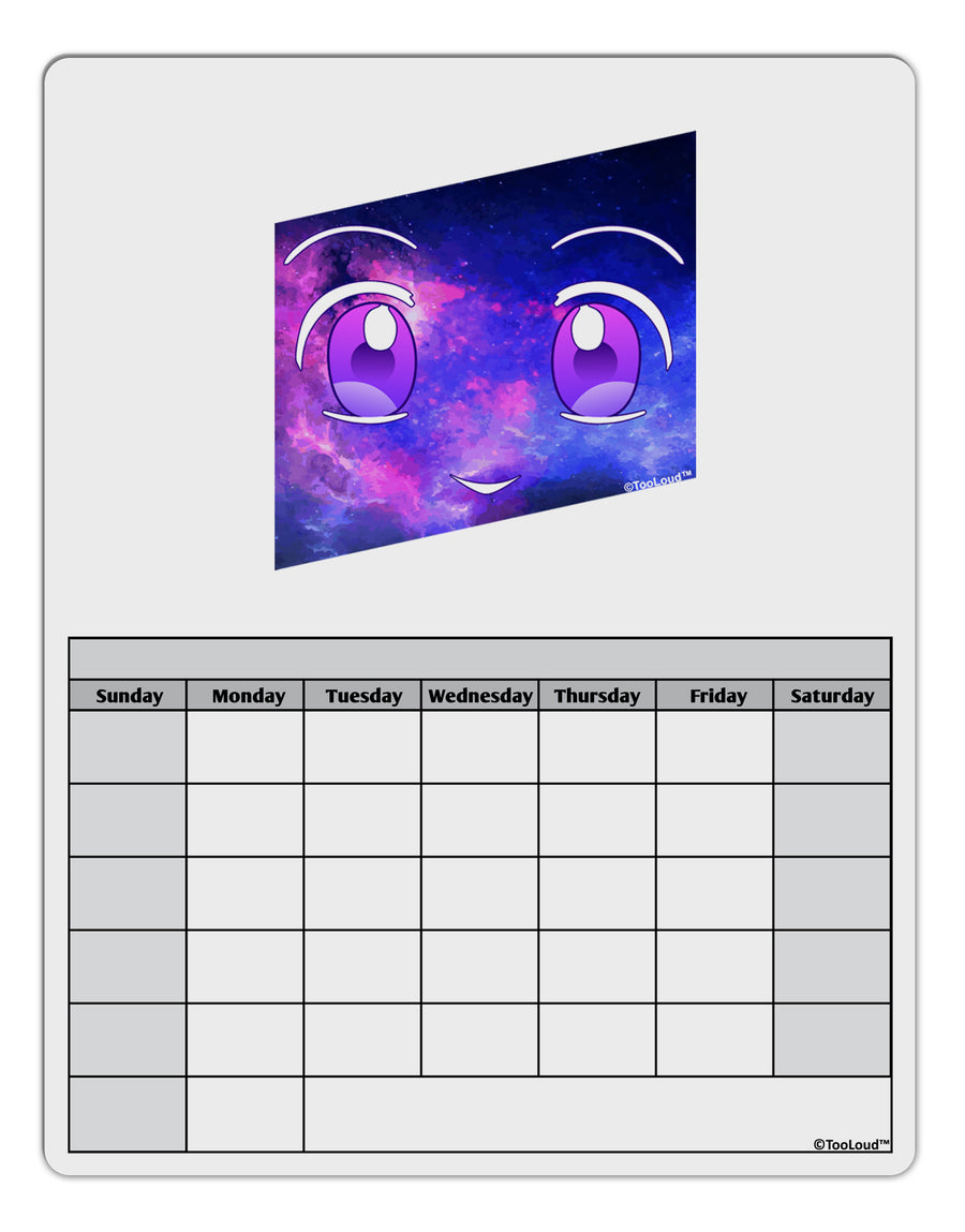 Cute Cosmic Eyes Blank Calendar Dry Erase Board-Dry Erase Board-TooLoud-White-Davson Sales