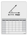 Acute Baby Blank Calendar Dry Erase Board-Dry Erase Board-TooLoud-White-Davson Sales