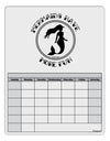 Mermaids Have More Fun Blank Calendar Dry Erase Board