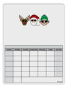 The X-mas Squad Blank Calendar Dry Erase Board-Dry Erase Board-TooLoud-White-Davson Sales