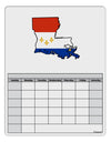 New Orleans Louisiana Flag Blank Calendar Dry Erase Board-Dry Erase Board-TooLoud-White-Davson Sales