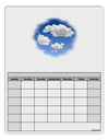 Blue Sky Puffy Clouds Blank Calendar Dry Erase Board-Dry Erase Board-TooLoud-White-Davson Sales