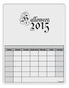 Halloween Current Year Script Text Blank Calendar Dry Erase Board-Dry Erase Board-TooLoud-White-Davson Sales