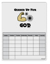 Geared Up For God Blank Calendar Dry Erase Board by TooLoud-TooLoud-White-Davson Sales