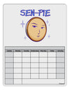 Sen-Pie Sama Kun San Chan Blank Calendar Dry Erase Board-Dry Erase Board-TooLoud-White-Davson Sales