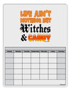 TooLoud Witches and Candy Color Blank Calendar Dry Erase Board-Dry Erase Board-TooLoud-White-Davson Sales