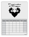 Proud Mother of Dragons Blank Calendar Dry Erase Board by TooLoud-Dry Erase Board-TooLoud-White-Davson Sales