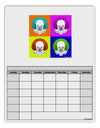 Clown Face Pop Art Blank Calendar Dry Erase Board-Dry Erase Board-TooLoud-White-Davson Sales