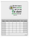 Cheer Yourself Up Mark Twain Blank Calendar Dry Erase Board-Dry Erase Board-TooLoud-White-Davson Sales