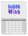 Basic Witch Color Blue Blank Calendar Dry Erase Board-Dry Erase Board-TooLoud-White-Davson Sales