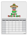 Happy Cinco de Mayo Cat Blank Calendar Dry Erase Board by TooLoud-Dry Erase Board-TooLoud-White-Davson Sales