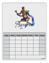 Aquarius Color Illustration Blank Calendar Dry Erase Board-Dry Erase Board-TooLoud-White-Davson Sales