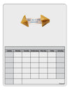 TooLoud Unfortunate Cookie Blank Calendar Dry Erase Board-Dry Erase Board-TooLoud-White-Davson Sales