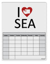 I Heart Seattle Blank Calendar Dry Erase Board-Dry Erase Board-TooLoud-White-Davson Sales