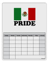Mexican Pride - Mexican Flag Blank Calendar Dry Erase Board by TooLoud-Dry Erase Board-TooLoud-White-Davson Sales