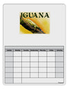 Iguana Watercolor Text Blank Calendar Dry Erase Board-Dry Erase Board-TooLoud-White-Davson Sales