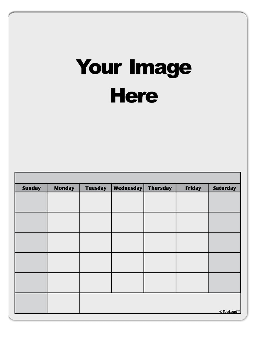 Your Own Image Customized Picture Blank Calendar Dry Erase Board