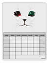 Adorable Space Cat Blank Calendar Dry Erase Board by TooLoud-Dry Erase Board-TooLoud-White-Davson Sales