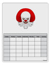 Scary Clown Watercolor Blank Calendar Dry Erase Board-Dry Erase Board-TooLoud-White-Davson Sales