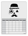Gentleman Pumpkin Distressed Blank Calendar Dry Erase Board-Dry Erase Board-TooLoud-White-Davson Sales