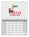 Rudolf Ratchet Reindeer Color Text Blank Calendar Dry Erase Board-Dry Erase Board-TooLoud-White-Davson Sales