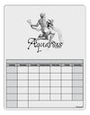 Aquarius Illustration Blank Calendar Dry Erase Board-Dry Erase Board-TooLoud-White-Davson Sales